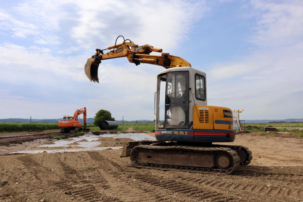 Bodvavolgy-Bau | machinery assets on the jobsite